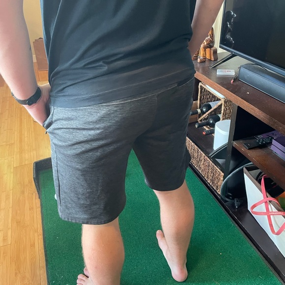 Calvin Klein Performance Drawstring Fleece Shorts - Picture 4 of 8